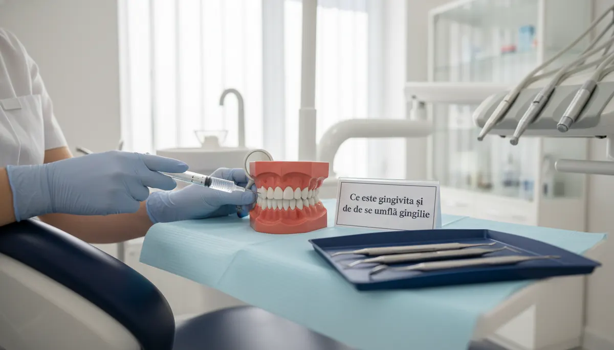Evaluare parodontală pentru gingivită la Anghele Dental Iași